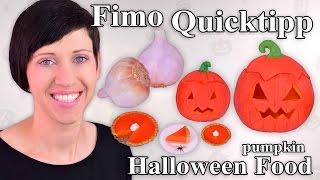 FIMO Quicktipp Halloween Food – Polymer Clay Pumpkin HDDE EN-Sub