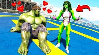 ХАЛК ПРИГЛАСИЛ ДЕВУШКУ НА СВИДАНИЕ HULK в ГТА 5 МОДЫ ОБЗОР МОДА в GTA 5 ВИДЕО MODS