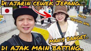 REJEKI ANAK SHOLEH  DI AJAKIN CEWEK JEPANG MAIN BATTING SAMPE DI AJARIN CARA NYA.. SENYUM NYAA..