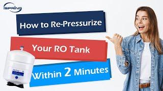 How to Pressurize Reverse Osmosis Water Storage Tank  Easy DIY Step by Step