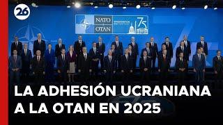 OTAN dice que es irreversible la adhesión ucraniana a la alianza en 2025