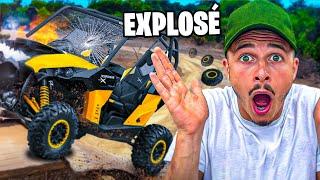 JAI EXPLOSER UN BUGGY CAN AM AU TERRAIN 