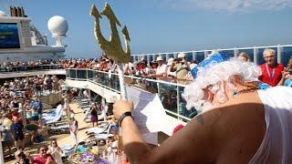 World Cruise 2023 - Crossing Equator Ceremony Aboard Island Princess