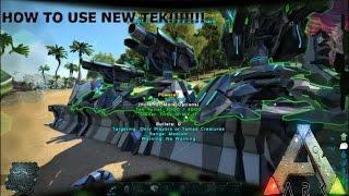 ARK Patch 257 How to Use TEK TURRETS CLONE GRENADE MEGLADON SADDLE