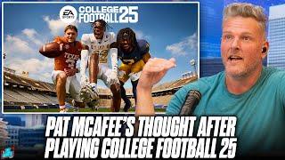 Pat McAfee Played College Football 25 & Has Some Thoughts...