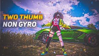 TWO THUMB - NON GYRO   90 FPS BGMI MONTAGE  NO LOVE - SHUBH  IPHONE 13 PRO  PUBG MONTAGE