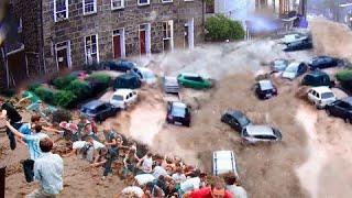 The World is shocked by scenes from Germany Heavy flooding has devastated Bisingen