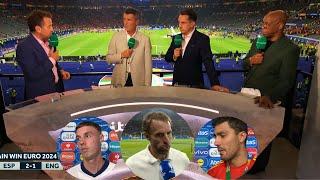 England vs Spain Interview Colblummer & Southgate Roy Keane Ian Wright And Gary Neville Reaction