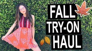 HUGE FALL TRY-ON HAUL 