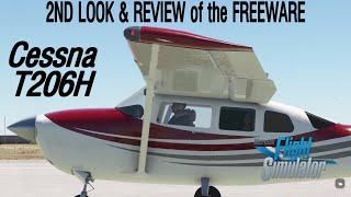 2ND LOOK  AND REVIEW - Updated Freeware Cessna 206 by sal1800