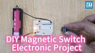 DIY Magnetic Switch Electronic Project.--Utsource