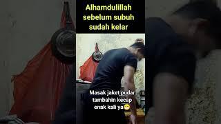 jaketnya pudar banget masak aja