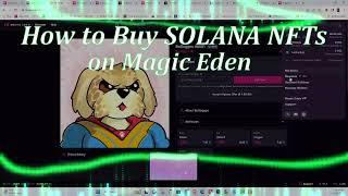 How To Buy Solana NFTs on Magic Eden Marketplace BoDoggos Purchase Example