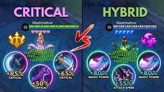 Miya Critical Build vs Miya Hybrid Build