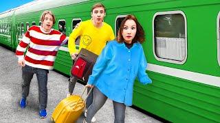 24 Часа В Поезде со Светой Кемер  **Уезжаем на каникулы?**