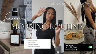 MA SUMMER MORNING ROUTINE  des bonnes habitudes MÊME en été 