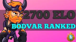 2700 ELO Ranked  Diamond Bodvar 1v1 Brawlhalla Gameplay