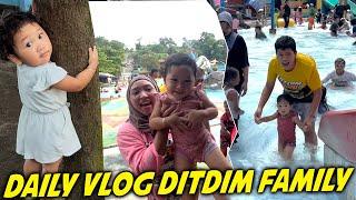 VLOG DI TRIP JAWA BARAT HANIN DAN KAK DITDIM COBAIN RENANG DI JEMBAR WATERPARK MAJALENGKA