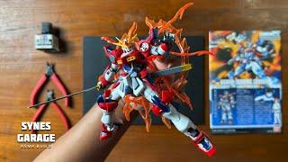 Kamiki Burning Gundam High Grade 1144  ASMR BUILD  Bandai  Speed Build