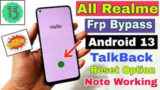 All Realme FRP Bypass Android 13 Update  New Trick 2023  All Realme Google Account Bypass 100% Ok