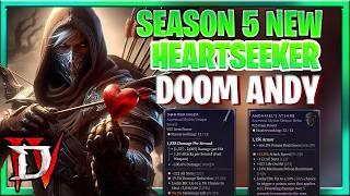 Diablo 4 Season 5 HeartSeeker Rogue DoomBringer Andariel Infinite Imbue Rogue Build  Season 5