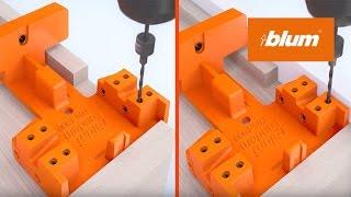 Drilling template for TANDEM and MOVENTO  Blum