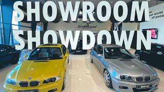 E46 M3 Vs. E46 M3 SHOWROOM SHOWDOWN Phoenix-Yellow and Silver-Grey