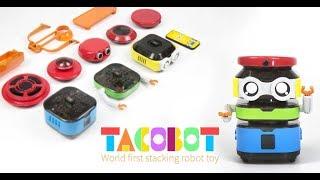 TacoBots abundant gameplay - world first stackable coding robot