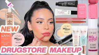 NEW Drugstore Makeup Tested  First impressions + Full day wear test