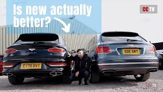 NEW 2021 Bentley Bentayga vs OLD Bentayga W12 Mulliner - COMPARISON