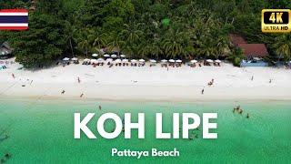 KOH LIPE THAILAND  - Hotel Resort by the beach  Pattaya Beach Tour and Walking Street 4K