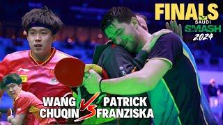 WANG CHUQIN vs PATRICK FRANZISKA FINALS Review All about the Saudi Smash 2024 Tournament Explained