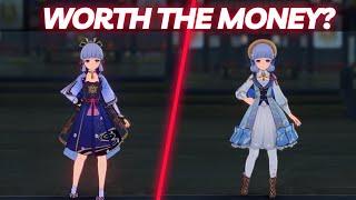 Ayaka Outfit Skin Comparison & Gameplay Showcase