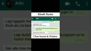 KISAH NYATA CHAT SUAMI DAN PELAKOR  SEDIH BANGET