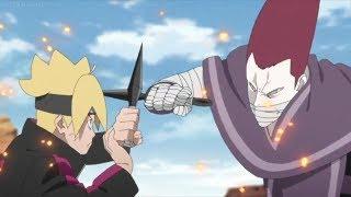 Boruto Sarada and Cho-cho Vs Kakou