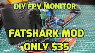 DIY FPV Drone Monitor with Fatshark Modules