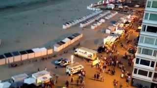 Futebol e feira em Oostende 