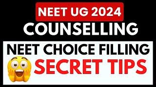 NEET UG Counselling  NEET Choice Filling Secret Tips  MBBS Admission 2024