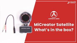 Austrian Audio MiCreator Satellite TRRS microphone  Whats in the box?