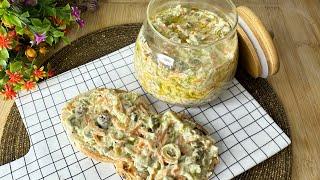 Quick Healthy Breakfast Recipe  Labneh Vegetable Spread Recipe