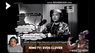 Reation Evos Clover ttg Trio M1 Pensi + Jenny FTV      #clover #wannn #REKT