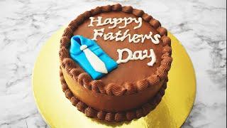 Easy FATHERS DAY CAKE  Cake for DAD  How to make Fathers day cake at home