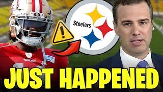 OUT NOW HE SAID THIS AS DRAFT APPROACHED. STEELERS NEWS