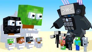 Monster School  SKIBIDI TOILET & SKIBIDI BOSS VS Monster School & Titan - Minecraft Animation