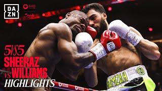 HIGHLIGHTS  Hamzah Sheeraz vs. Ammo Williams Queensberry vs. Matchroom 5v5 - Riyadh Season