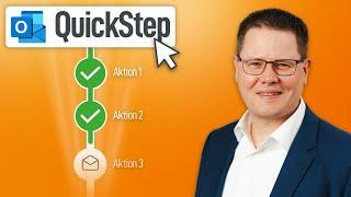 ️ Outlook Mit QuickSteps bei jeder E-Mail Zeit sparen 2024