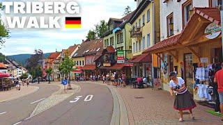 4K Walk Through German Village Deep in the Black Forest - Triberg Germany