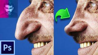 PHOTOSHOP BURUN DÜZELTME  PHOTOSHOP NOSE REDUCTION SERCAN ÇELİK