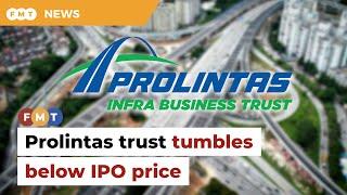 Prolintas trust tumbles below IPO price after arrest of directors