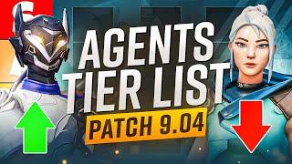 *NEW* Agent Tier List Patch 9.04 - VYSE is BROKEN - Valorant Agent Meta